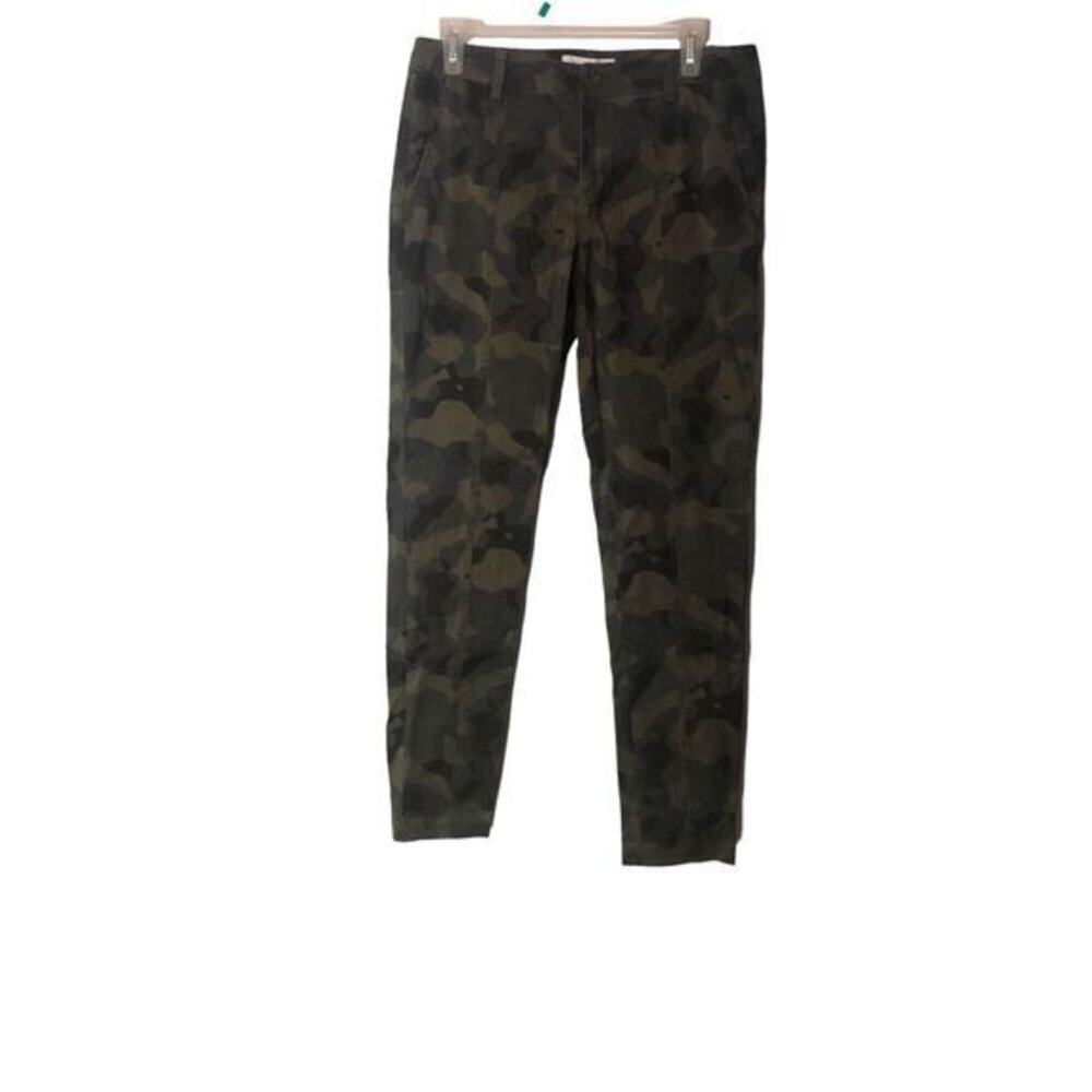 Nautica Womens Mid-rise/waist Boyfriend Boho Pants Dark Wash Camouflage Size 6